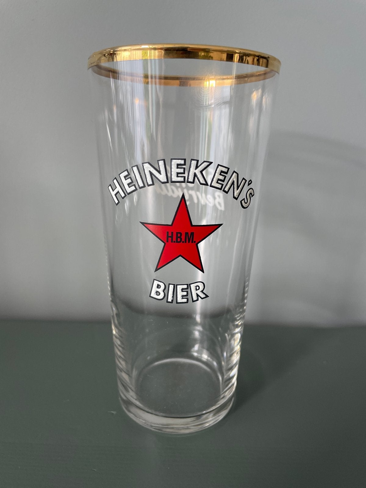 Heineken Bierglas - 50 Jaar Bevrijding (Verzamelaarsitem), Verzamelen, Biermerken, Ophalen of Verzenden, Zo goed als nieuw, Glas of Glazen