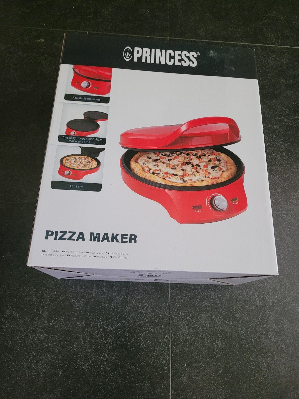 Princess Pizza Maker - Pizzaoven en Grill in één, Minder dan 45 cm, Overige merken, Pizzaoven, Nieuw