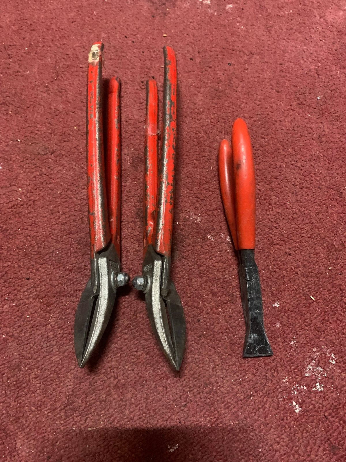 Stubai Zinkschaar Links & Rechts + Zettang /Felstang 22mm, Ophalen of Verzenden, Gebruikt, Snijgereedschap, Overige merken