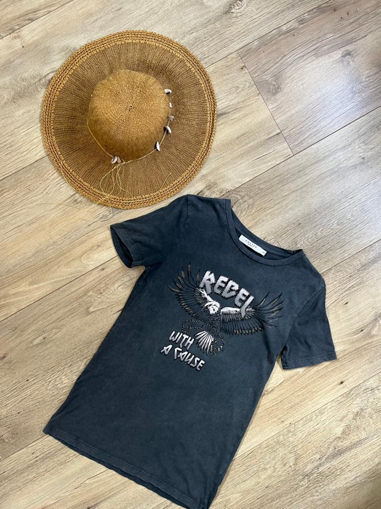 Prachtig grijs Costes t shirt topje maat XS, Ophalen of Verzenden, Zo goed als nieuw, Maat 34 (XS) of kleiner, Grijs