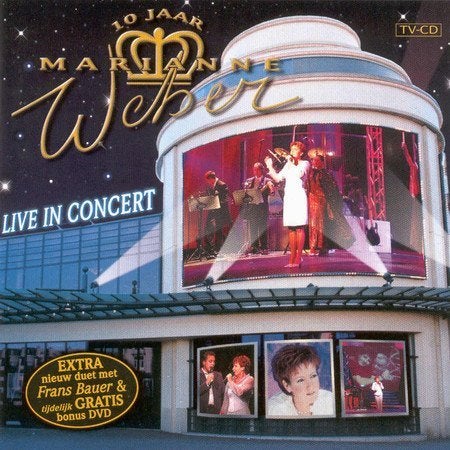 Marianne Weber – 10 Jaar Marianne Weber CD+DVD, Inclusief DVD, Verzenden, Zo goed als nieuw, Pop