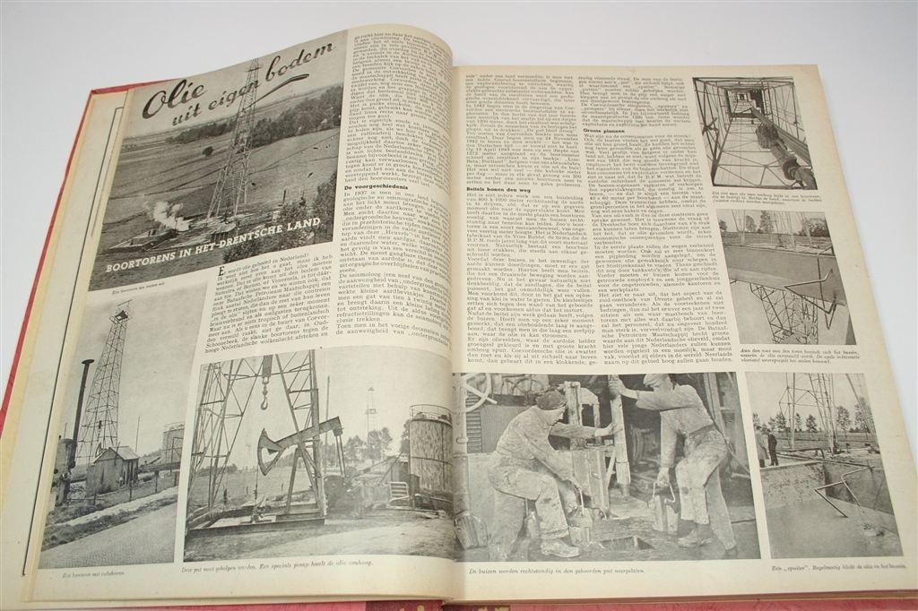 Vintage Wereldkroniek 1945–1946 – Gebonden Bundel, Boeken, Ophalen of Verzenden, Gelezen