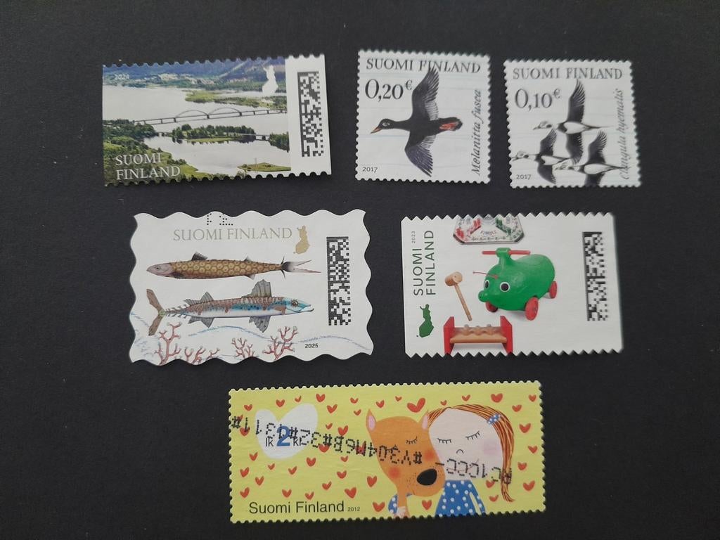 Finland kaveltje gestempelde postzegels, Ophalen of Verzenden, Overige landen, Gestempeld