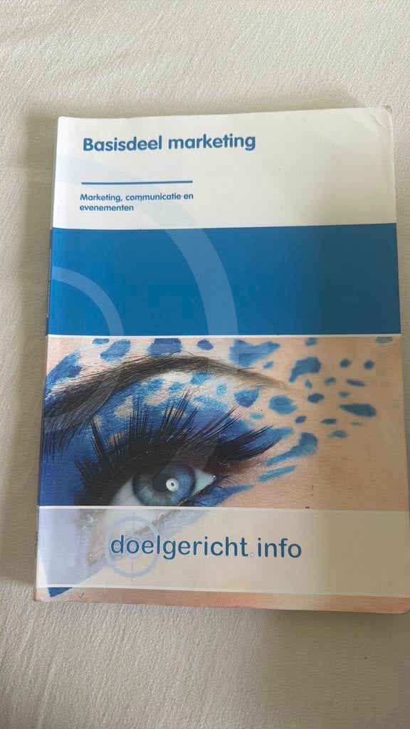 Basisdeel marketing, Boeken, Verzenden, Zo goed als nieuw, Overige onderwerpen