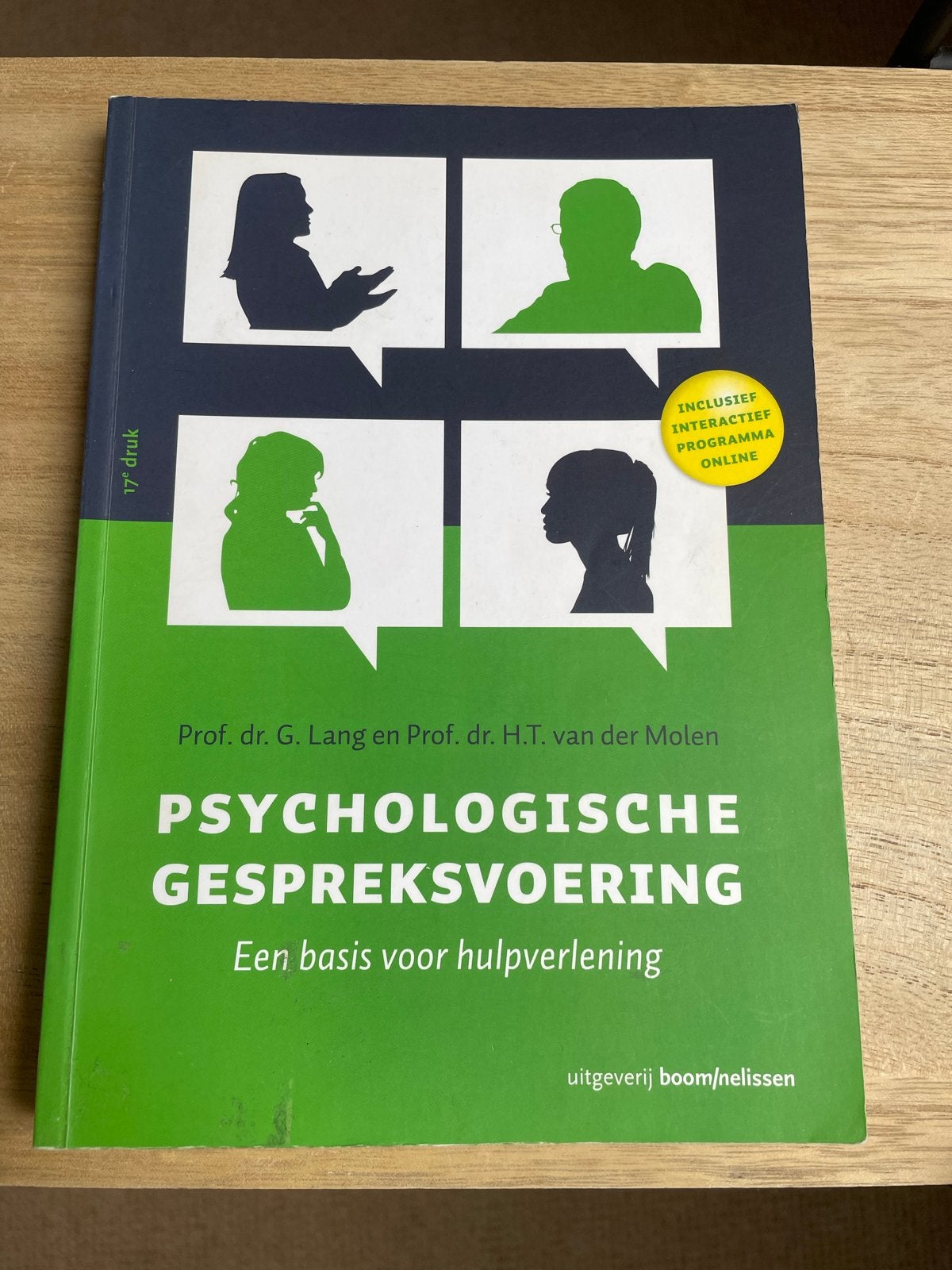 Psychologische gespreksvoering boek, Boeken, Ophalen of Verzenden, Beta, Zo goed als nieuw, Niet van toepassing