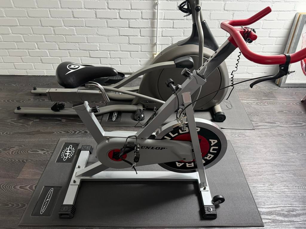Dunlop Spinningfiets - Ideaal voor thuistraining, Sport en Fitness, Fitnessapparatuur, Ophalen, Gebruikt, Spinningfiets, Metaal