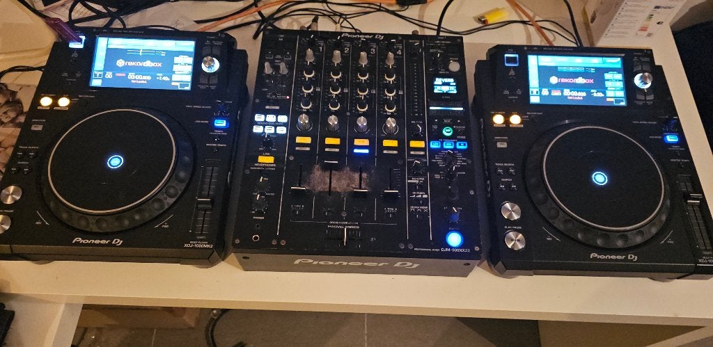 Pioneer DJ Set – 2x XDJ-1000MK2 + DJM-900NXS2, Muziek en Instrumenten, Dj-sets en Draaitafels, Ophalen, Gebruikt, Dj-set, Pioneer