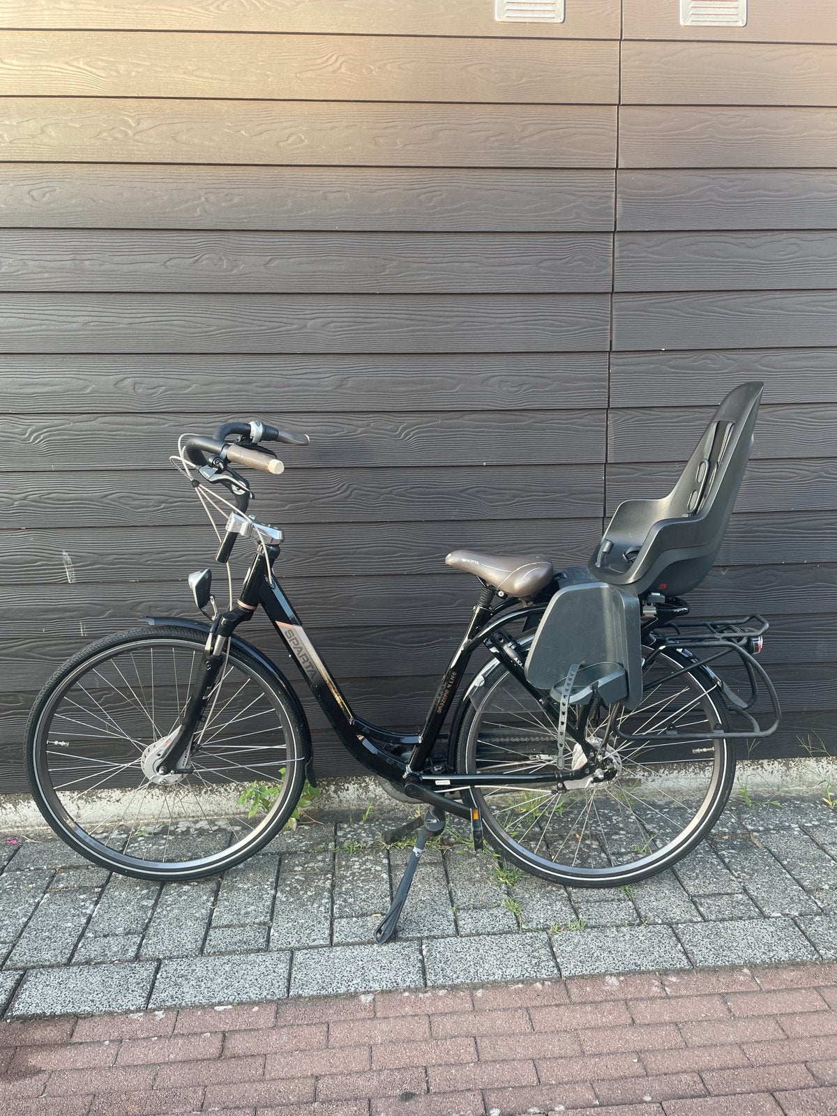Sparta moederfiets met kinderzitje, Ophalen, Sparta, Gebruikt, Versnellingen