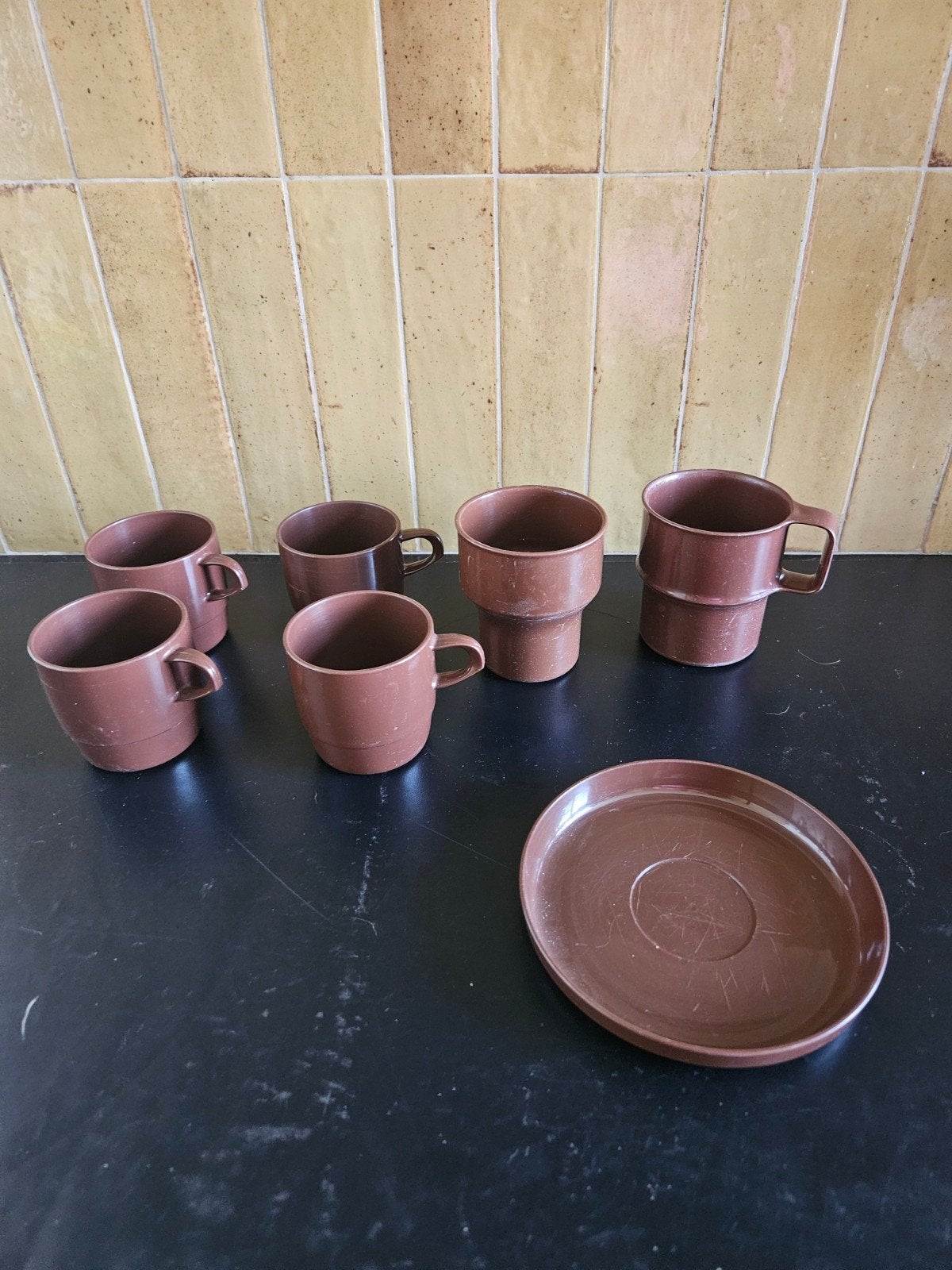 Bruine servies delen Mepal Rosti, Ophalen of Verzenden
