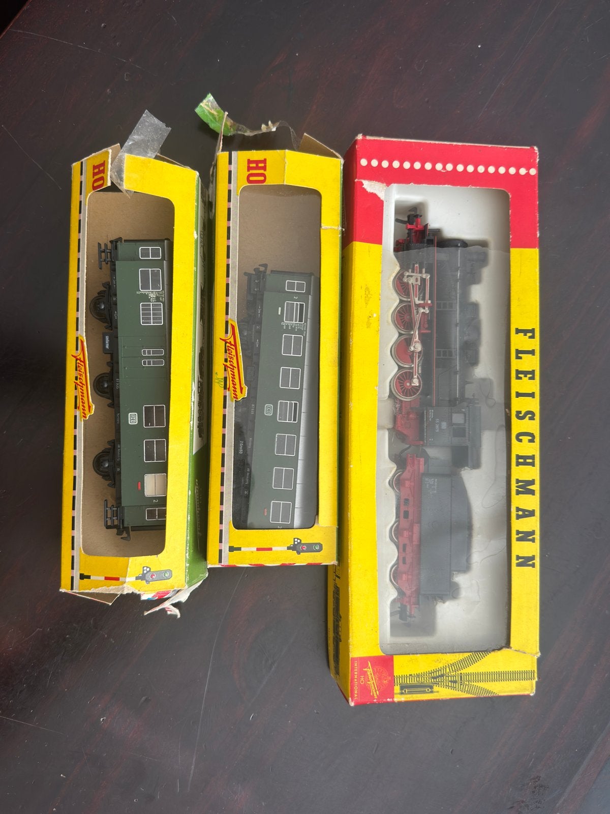 Fleischmann BR55 met donderbussen set | 1/87 modelspoor h0, Gelijkstroom, Fleischmann, Ophalen of Verzenden, Analoog