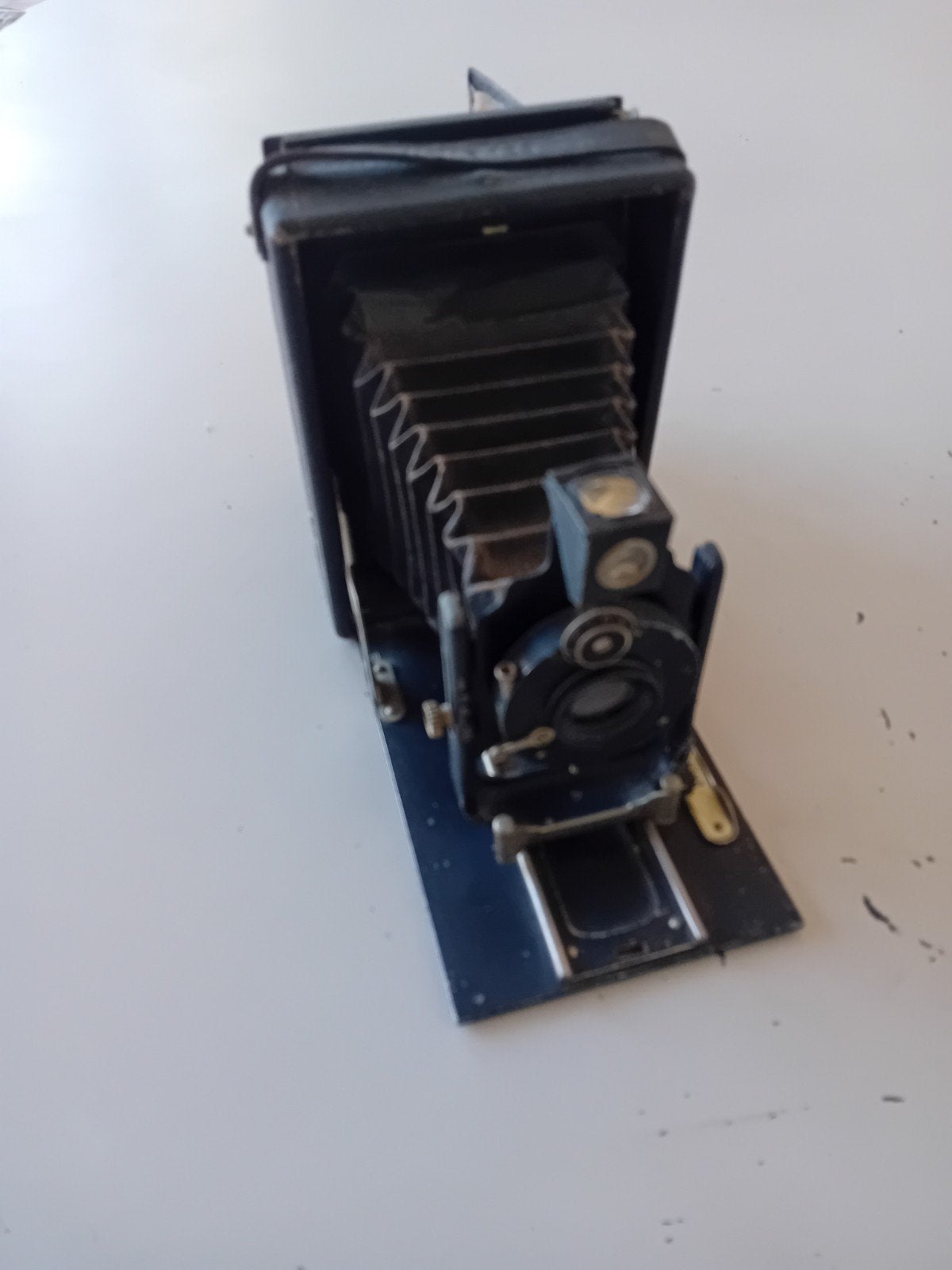 Antieke opvouwbare balgcamera - Vintage camera, Ophalen of Verzenden, Gebruikt, Compact, Overige Merken