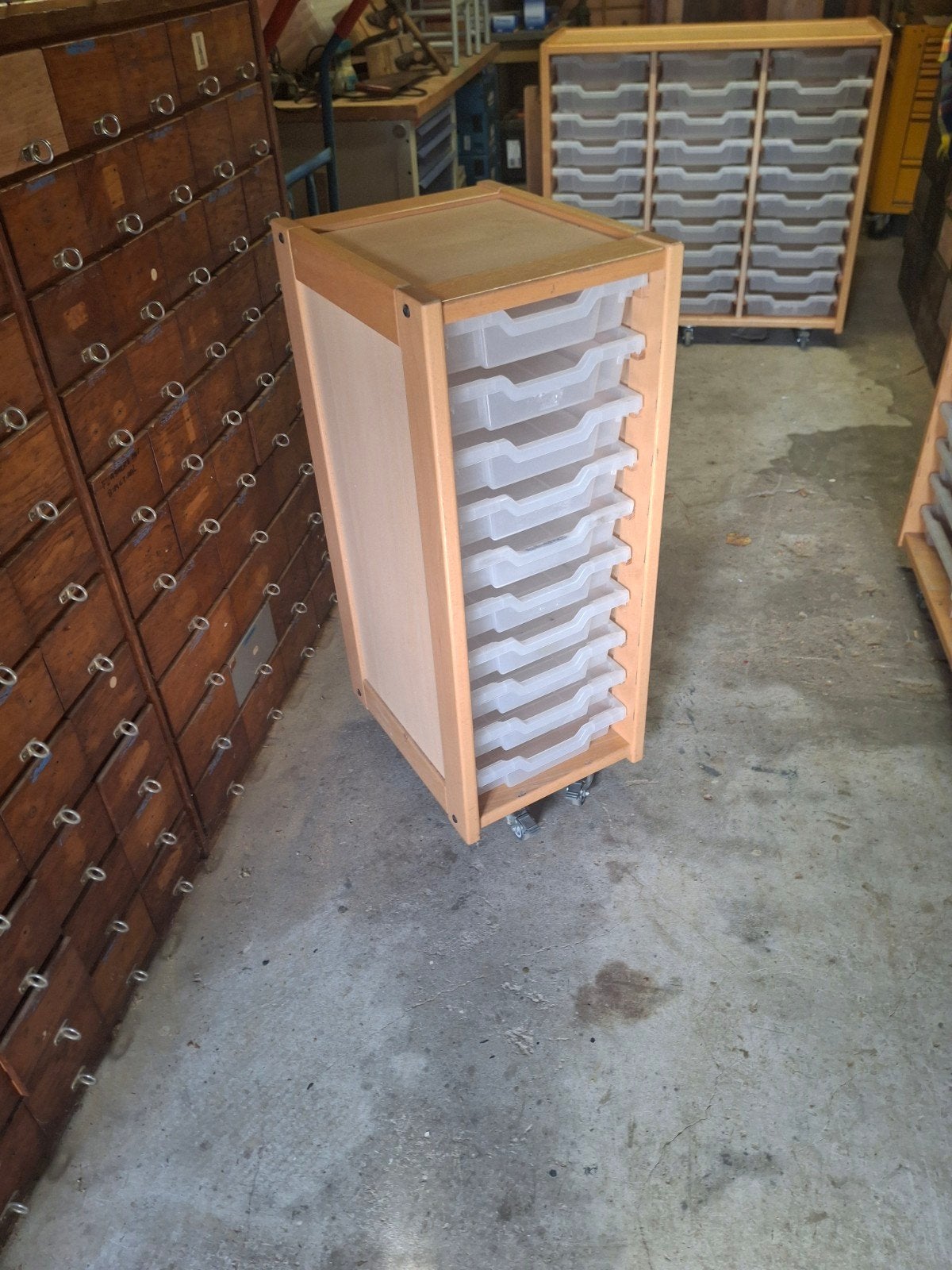 SCHOOLKAST LADENKAST, 5 laden of meer, Ophalen, 25 tot 50 cm, Minder dan 100 cm