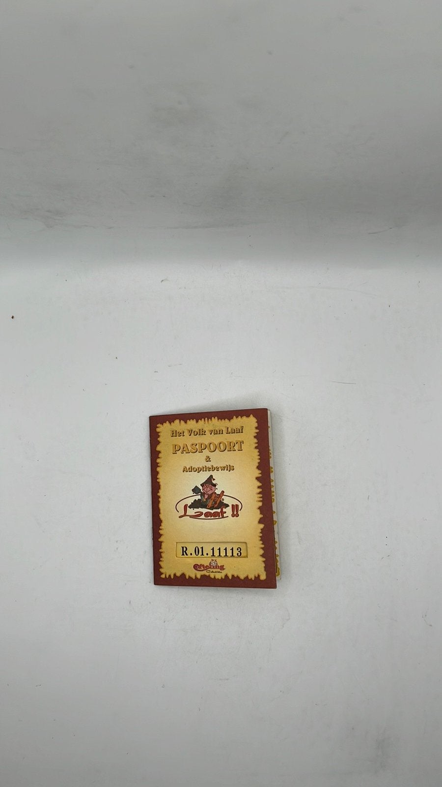 Het Volk van Laaf Paspoort & Adoptiebewijs., Ophalen of Verzenden