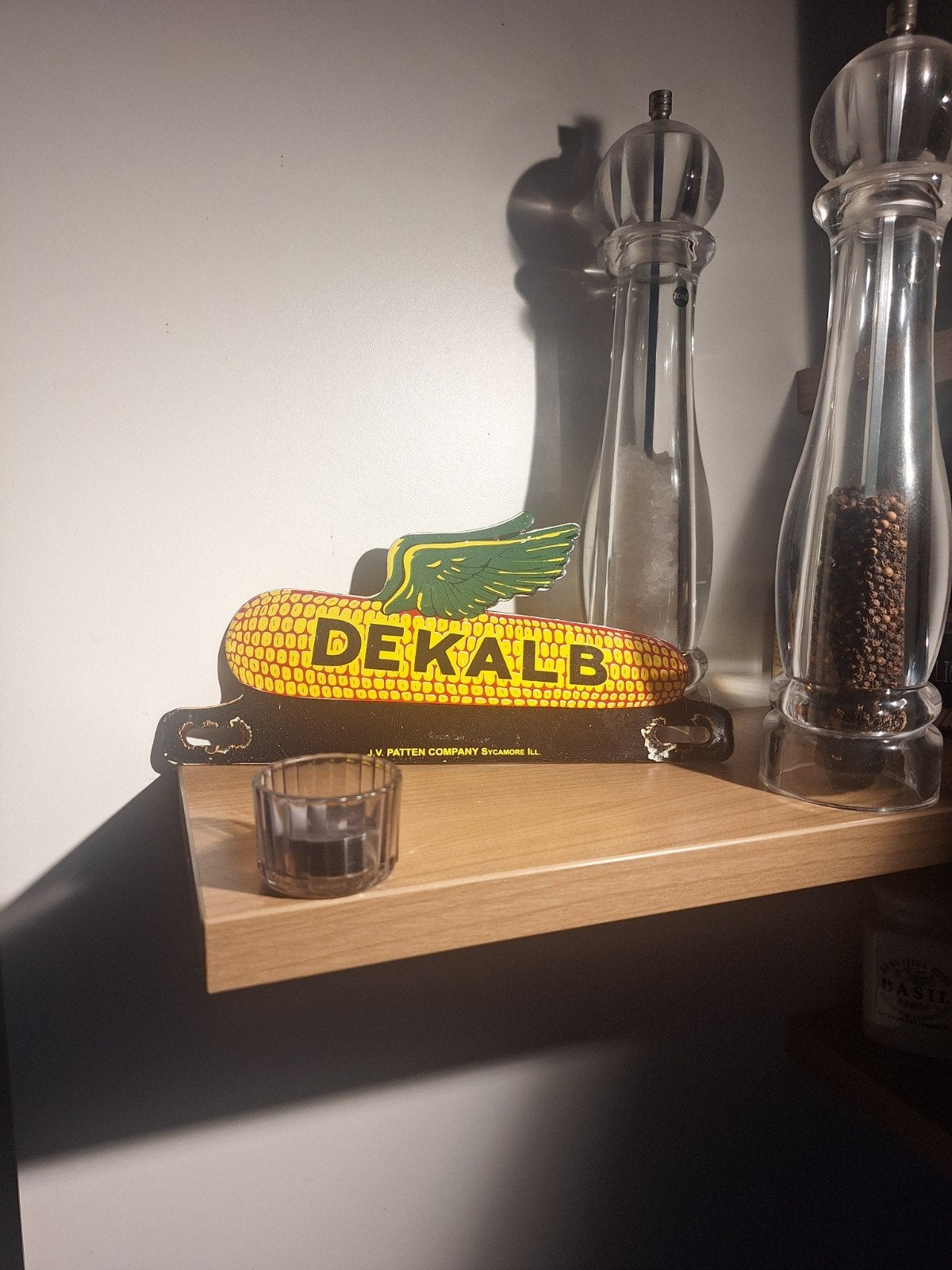 Zeldzaam Vintage Dekalb Mais Zaad Reclamebord, Ophalen of Verzenden