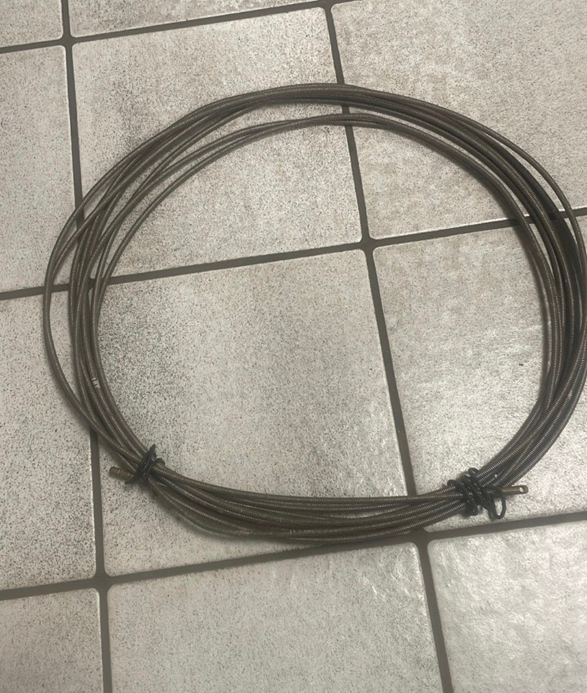 Trekveer ca 10 meter lang 5 mm dik, Ophalen, Zo goed als nieuw