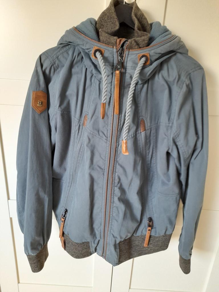 Naketano Tussenjas XL - Stijlvolle en Comfortabele Jas, Blauw, Maat 46/48 (XL) of groter, Ophalen of Verzenden, Gedragen