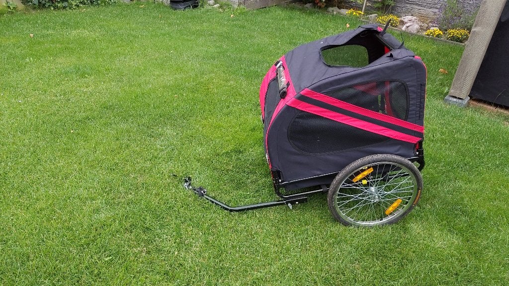 Fietskar voor honden, Trixie, Ophalen, Zo goed als nieuw, Hondenfietskar