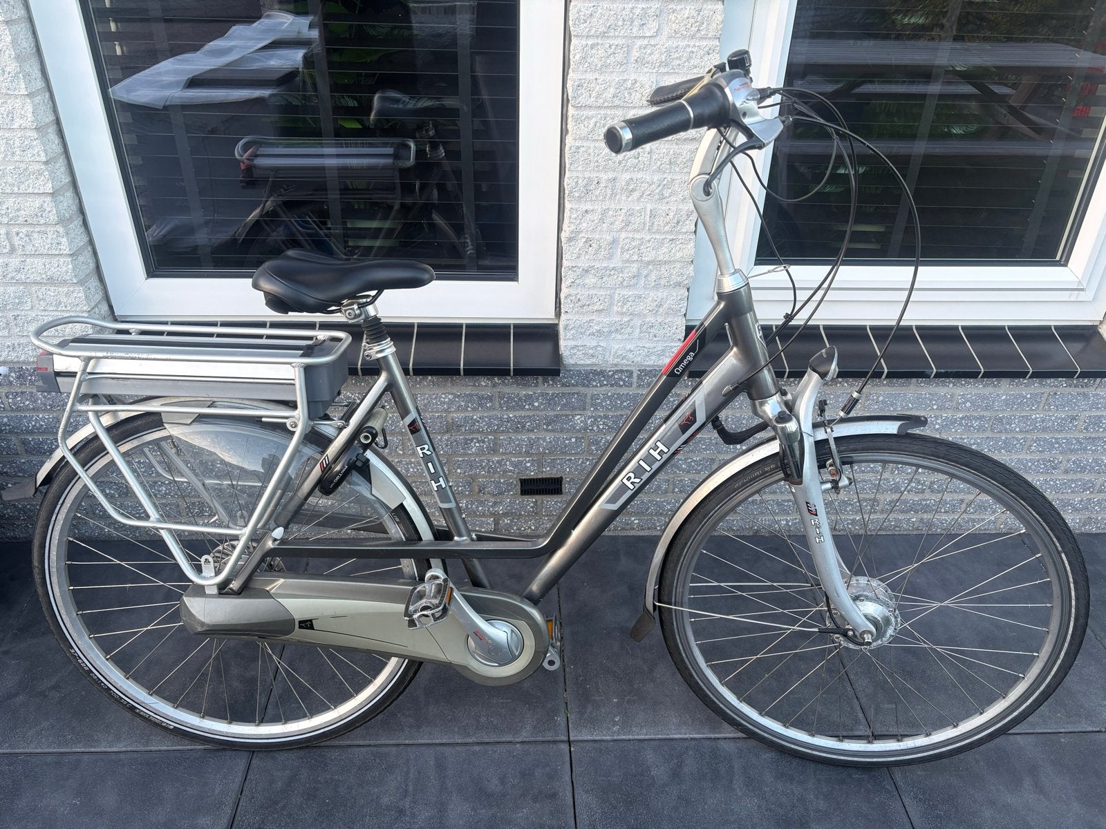 RIH Omega elektrische fiets, Zo goed als nieuw, 51 tot 55 cm, 30 tot 50 km per accu, Ophalen