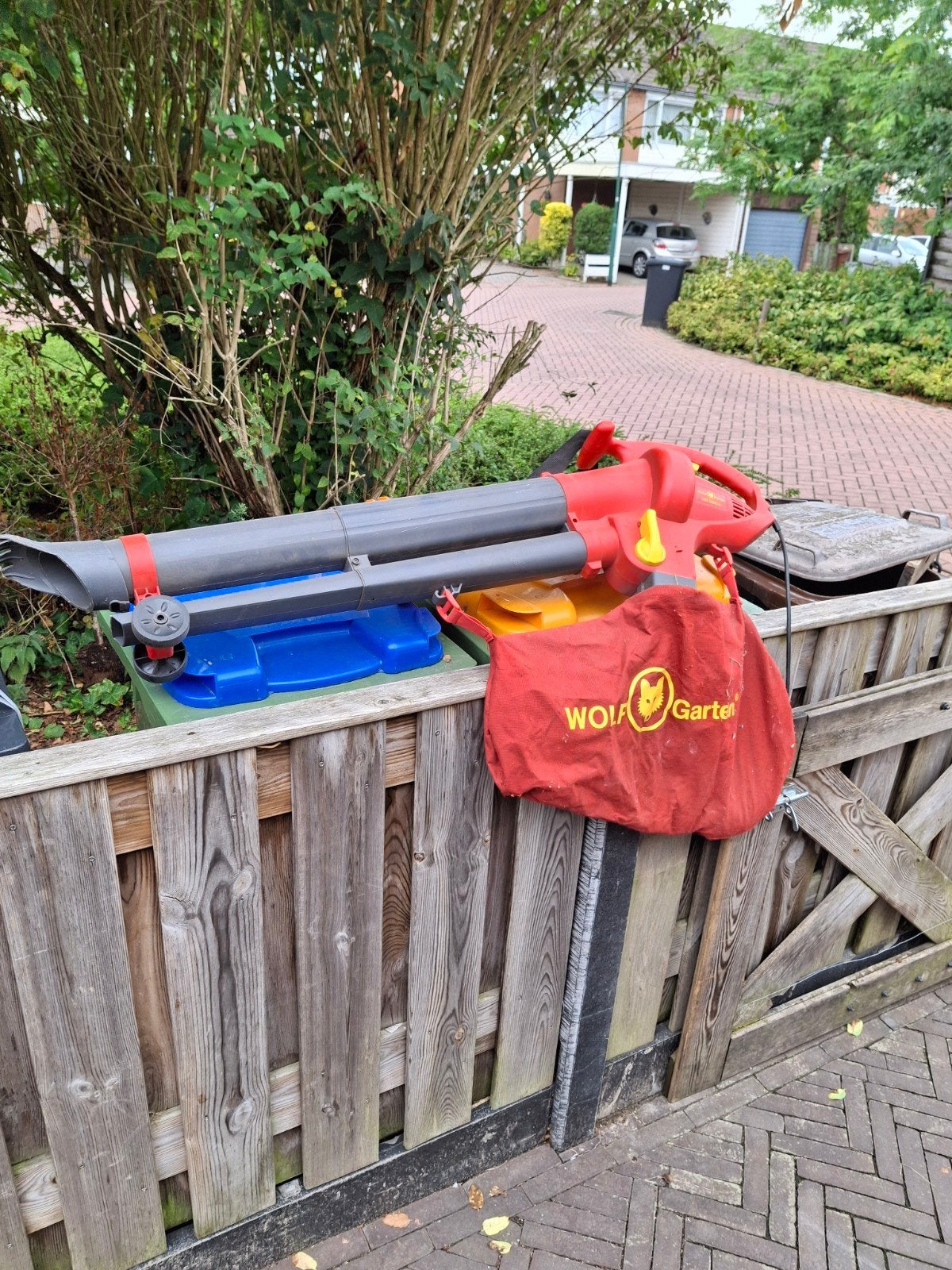Wolf Garten bladblazer/bladzuiger met opvangzak, Tuin en Terras, Bladblazers, Ophalen, Met opvangzak, Handgedragen, Elektrisch