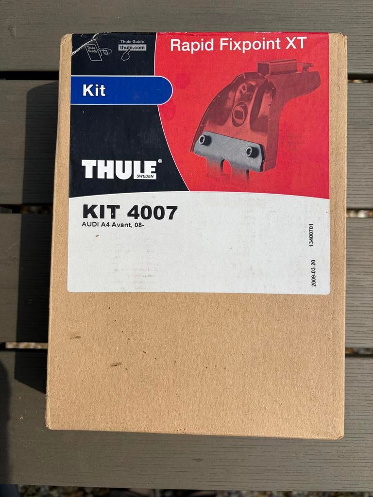 Thule Rapid Fixpoint XT Kit 4007 voor Audi A4 Avant (08-), Auto diversen, Dakdragers, Ophalen, Zo goed als nieuw