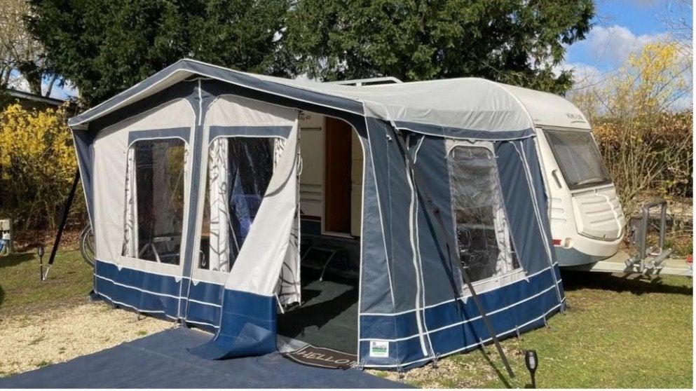 Hypercamp Lugo All Season Voortent Maat 14 met Luifel, Ophalen