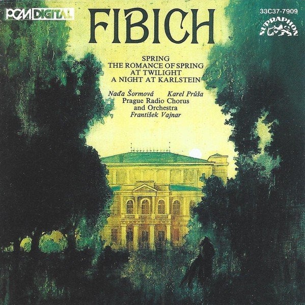 Fibich Spring / The Romance Of Spring CD (Japan), Gebruikt, Ophalen of Verzenden, Romantiek, Orkest of Ballet