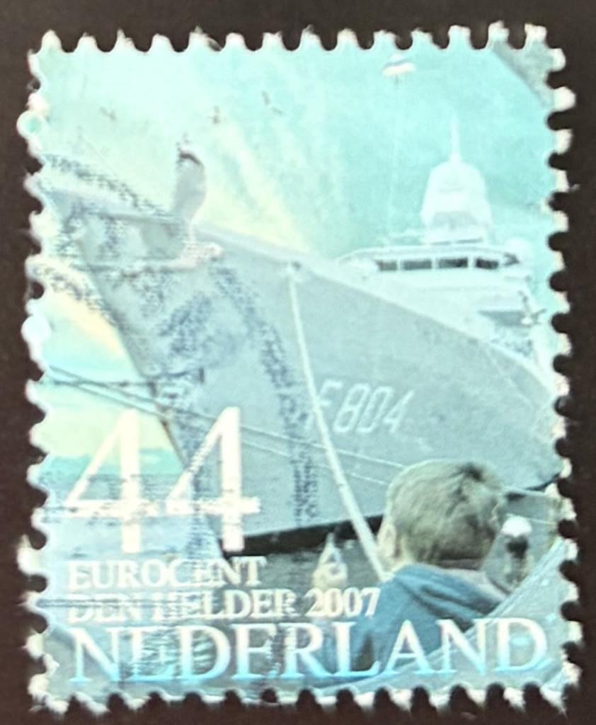 Postzegel Nederland Den Helder, Ophalen of Verzenden, Na 1940, Gestempeld