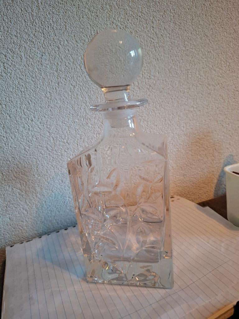 Karaf RCR kristal, Antiek en Kunst, Antiek | Glas en Kristal, Verzenden