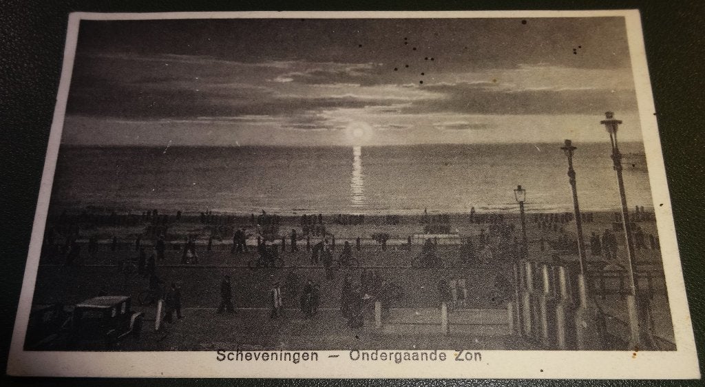 Scheveningen - Ondergaande Zon - KDh02, Verzamelen, Verzenden, 1920 tot 1940, Gelopen, Zuid-Holland