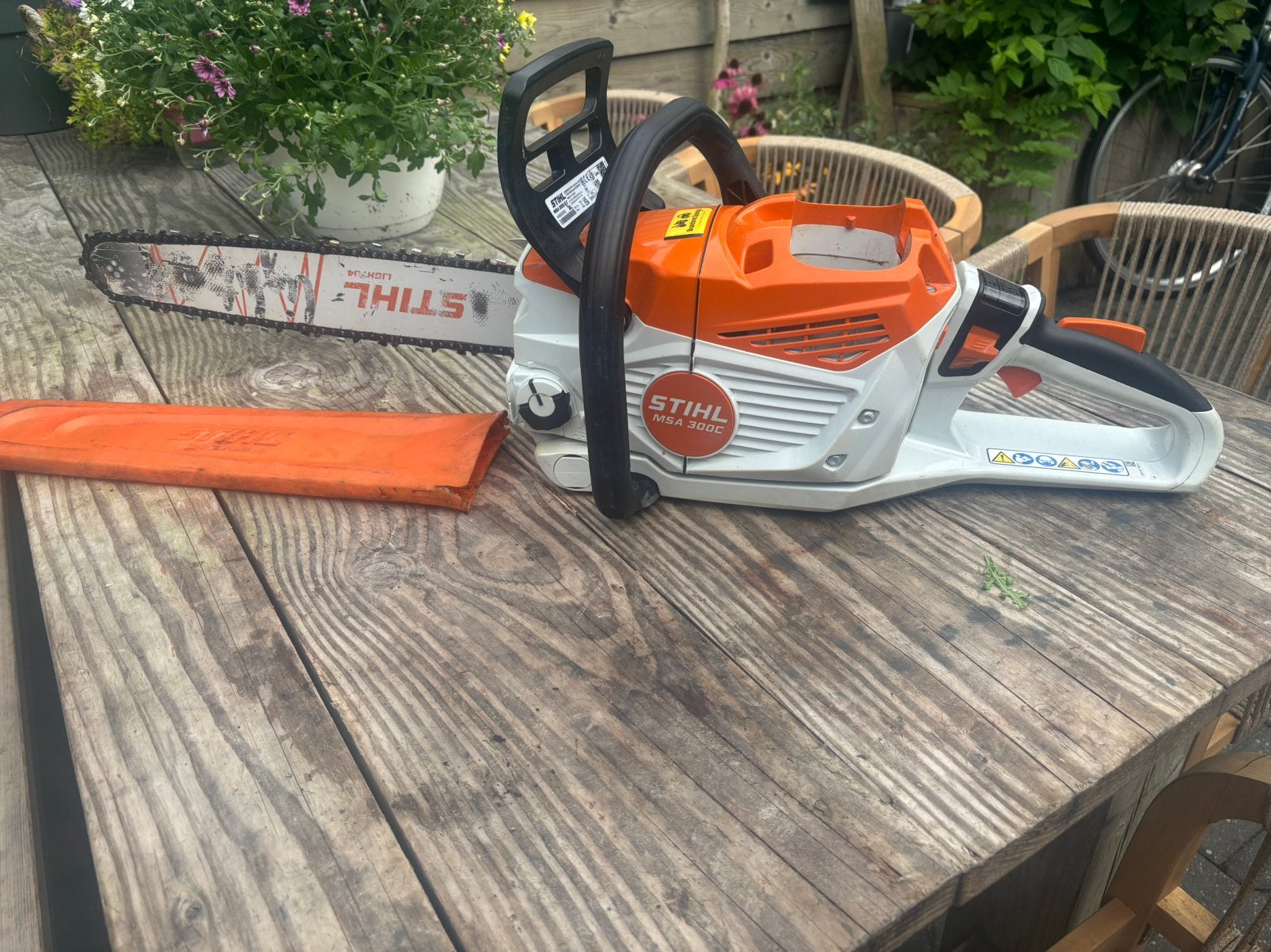 Stihl msa 300c msa300 accu kettingzaag body, Ophalen, Zo goed als nieuw