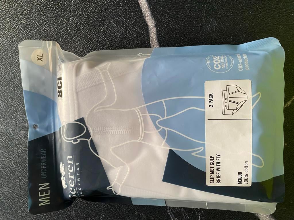 Beeren Bodywear slip met gulp, 2-pack, wit, maat XL, Kleding | Heren, Ondergoed, Ophalen of Verzenden, Wit, Slip