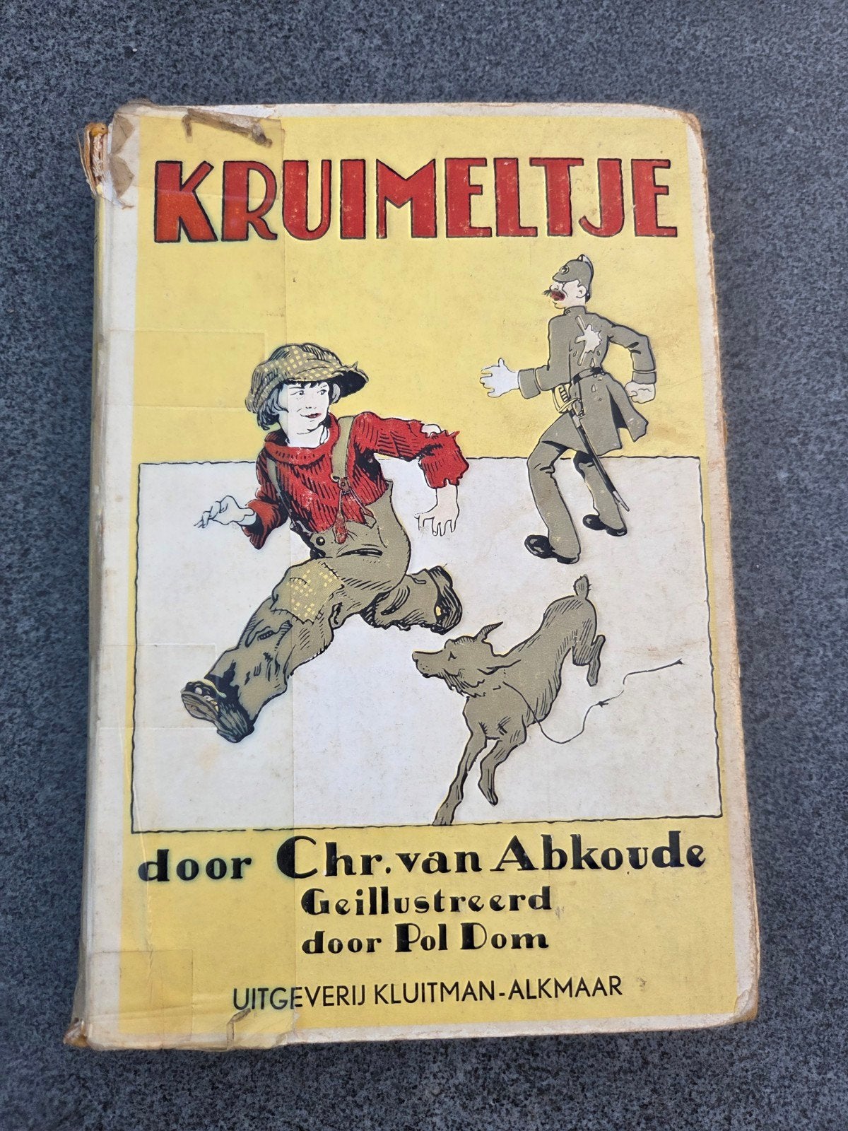 Kruimeltje - Chr. van Abkoude (Geïllustreerd), Ophalen of Verzenden, Gelezen, Chr. van Abkoude, Fictie algemeen