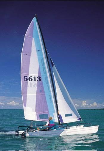 Gezocht! Fok voor Hobie cat 17, Ophalen of Verzenden, Zo goed als nieuw