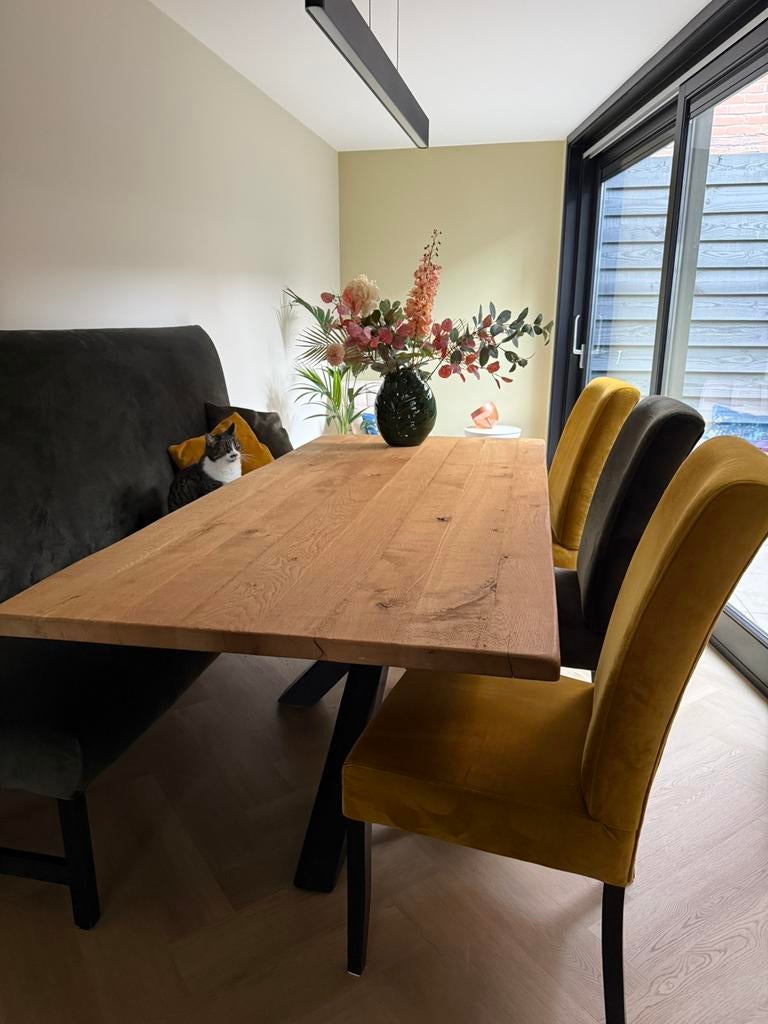 Eetkamertafel set, Ophalen of Verzenden, Zo goed als nieuw