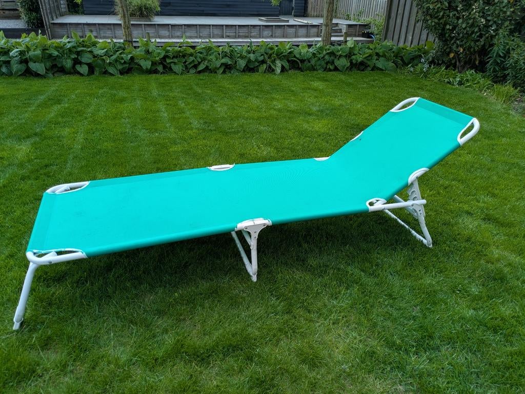 Ikea HÅMÖ ligstoel, stretcher, zonnebed, Tuin en Terras, Ligbedden, Ophalen, Gebruikt, Textileen, Verstelbaar
