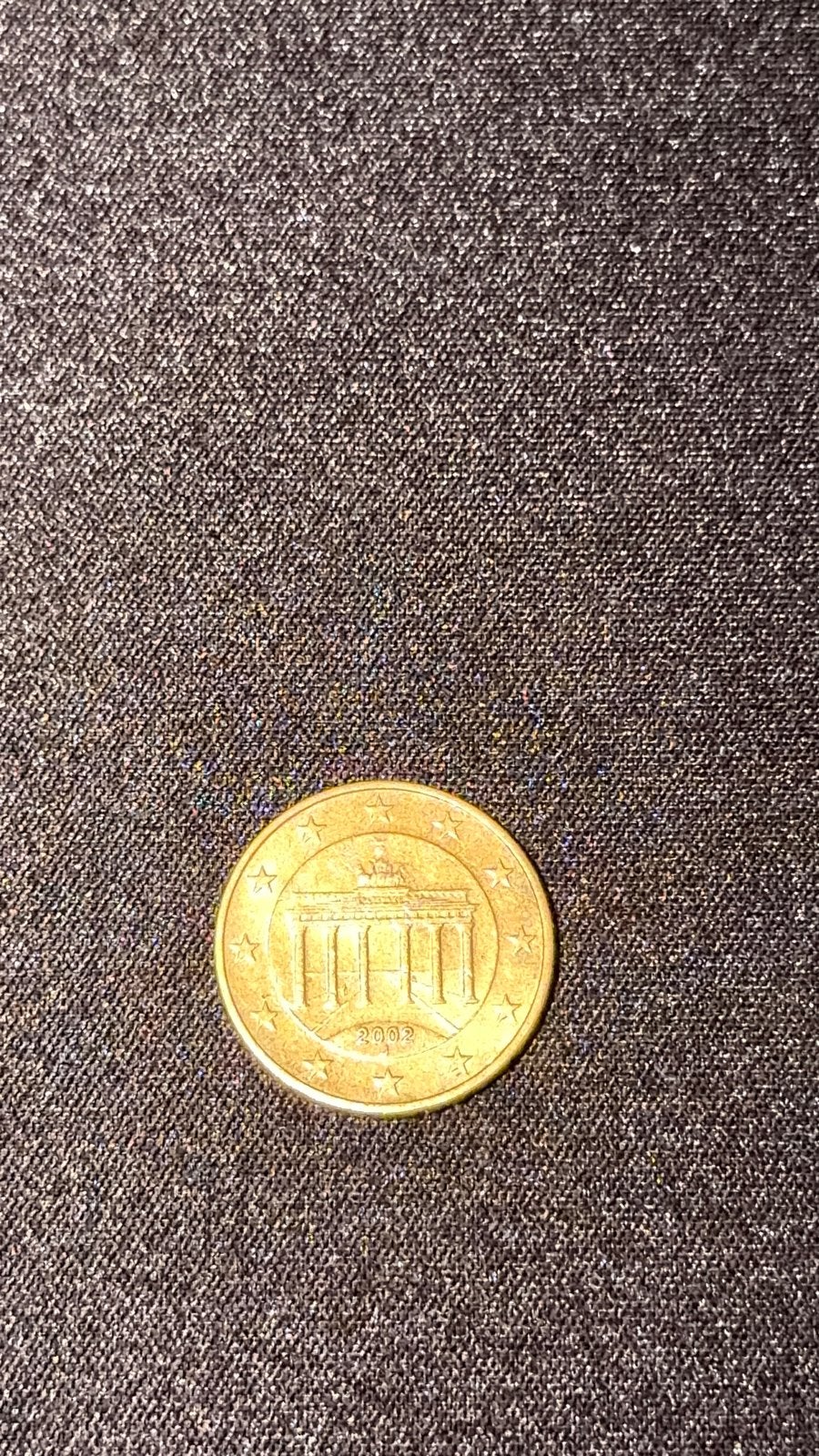 Zeldzame Fout Gedrukte 10 Cent Duitsland 2002, Ophalen of Verzenden, Duitsland, Losse munt