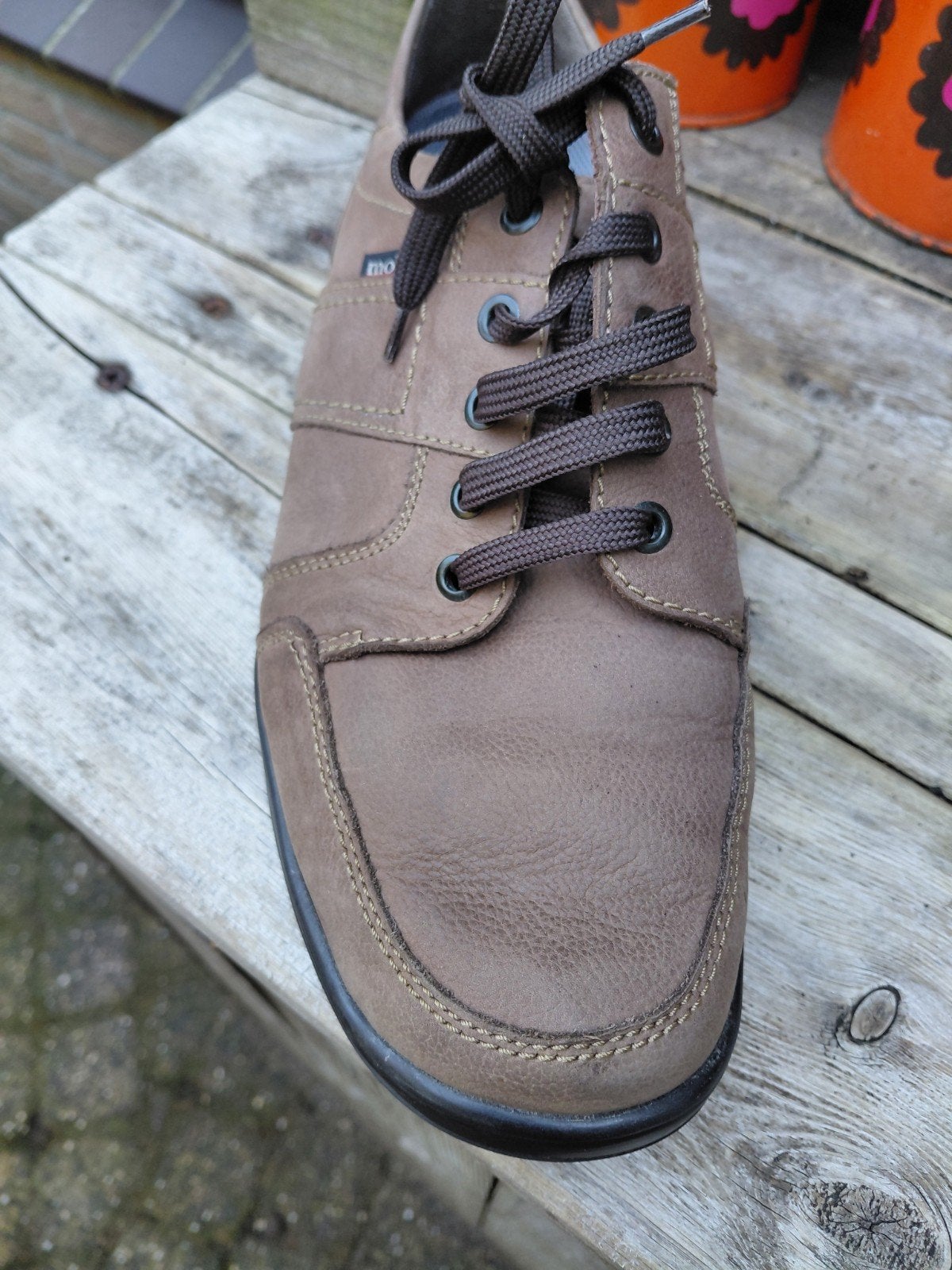 Mephisto Ergonomic Edward Camel Herenschoenen Maat 44, Ophalen of Verzenden, Zo goed als nieuw, Bruin, Mephisto