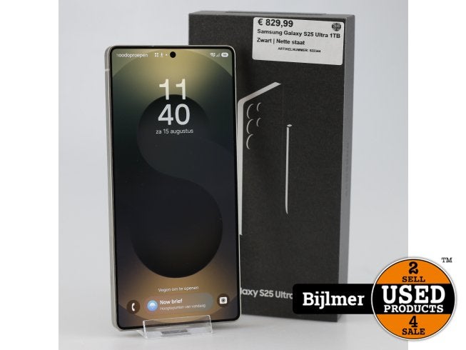Samsung Galaxy S25 Ultra 1TB Zwart | Nette staat