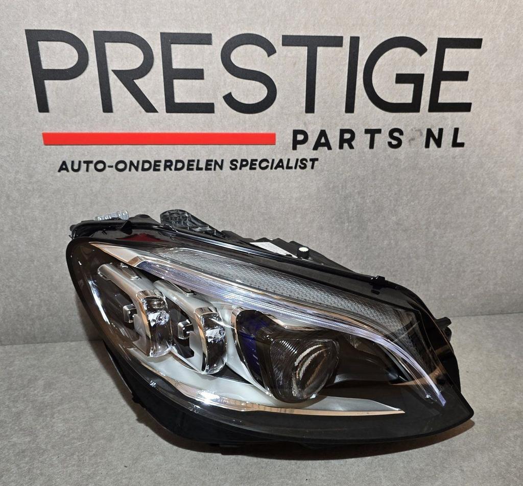 Koplamp Mercedes W205 Facelift VOL LED Rechts A2059061606KZ, Gebruikt, -, Ophalen of Verzenden, -