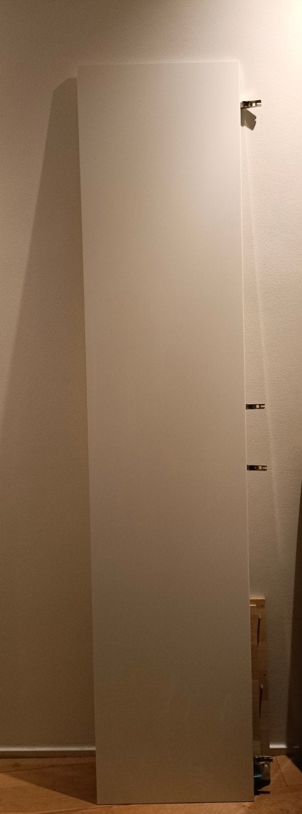 Kastdeur hoogglans wit 229,7 x 49,6 cm (Ikea PAX), Ophalen, Minder dan 50 cm, Hoogglans wit, 200 cm of meer