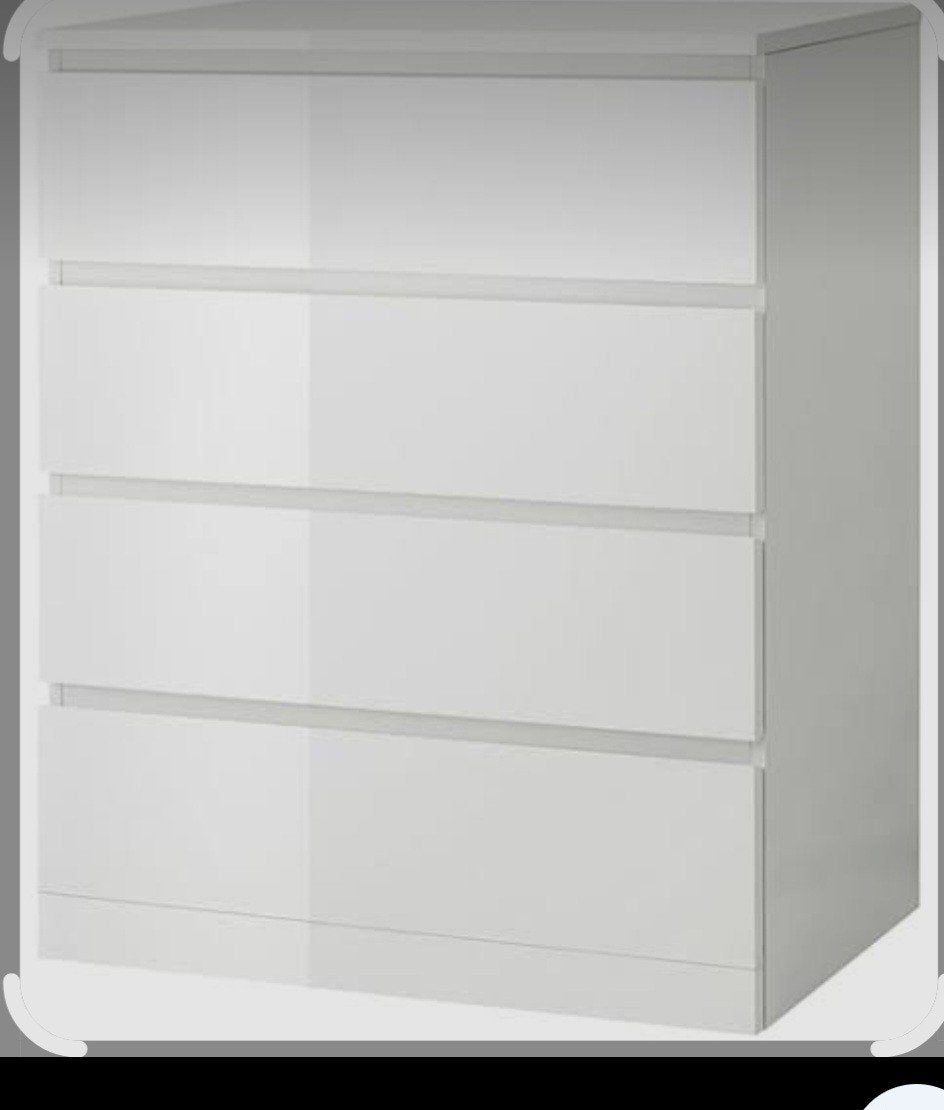 Ladenkast met 4 lades., Ophalen, 50 tot 100 cm, 3 of 4 laden, Minder dan 100 cm