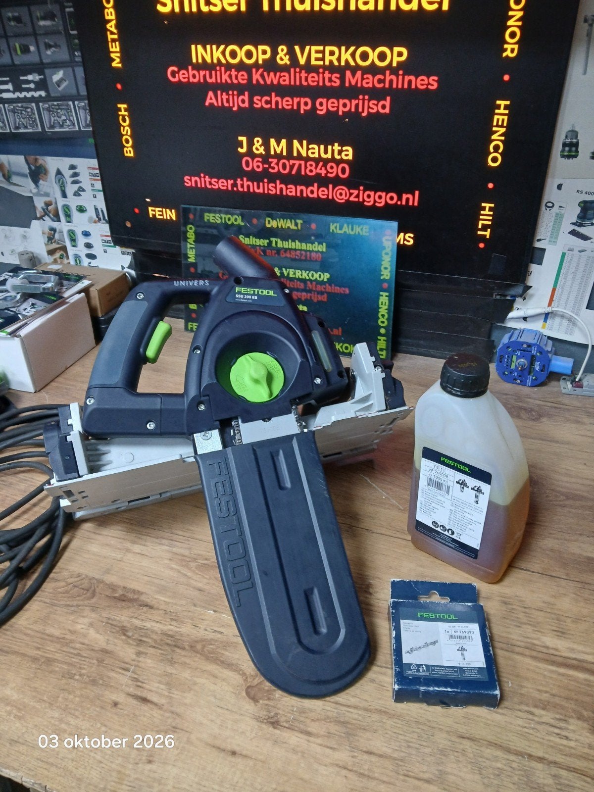Festool Zwaardzaag., -, -, Kettingzaag, Ophalen of Verzenden