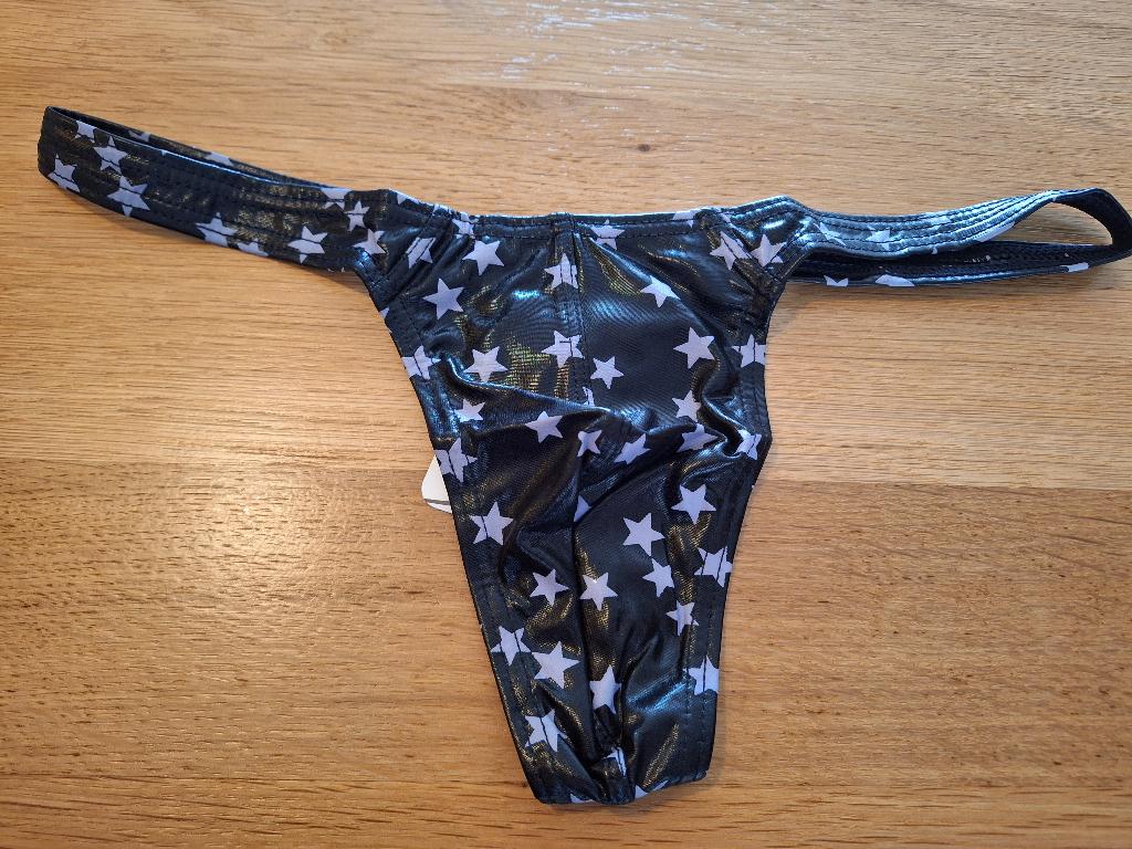 sexy herenstring maat L, Kleding | Heren, Ondergoed, Verzenden, Zwart, Overige typen
