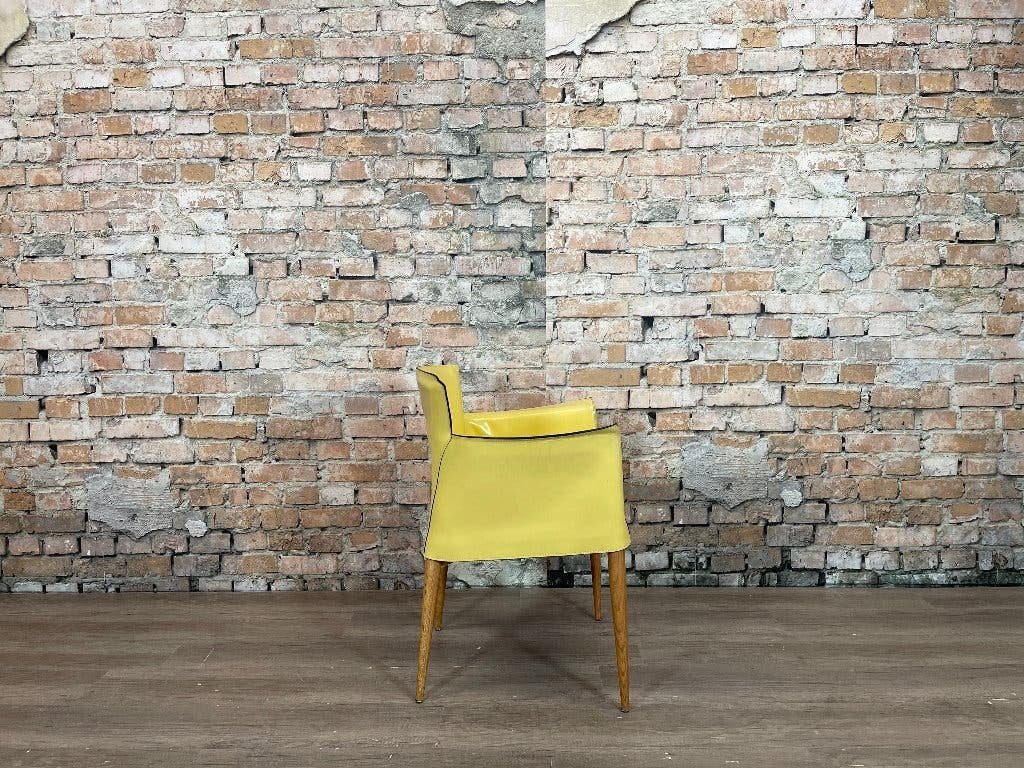 Matteo Grassi Vela – Citroengeel leer | Franco Poli, Ophalen, Overige kleuren, Design, Hout