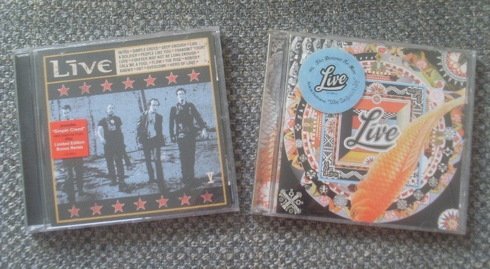 Live (Ed Kowalczyk) Diverse items te koop (CD/VHS), Ophalen of Verzenden, Gebruikt, Poprock, Album