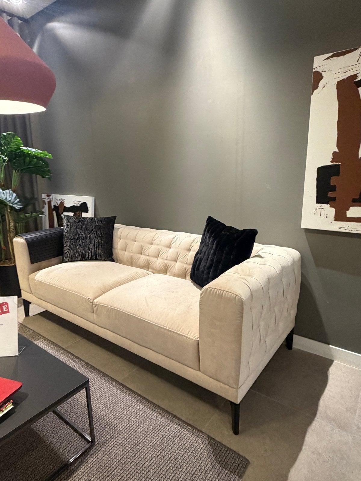 Dorian bankstel van Enza Home - Showroommodel, Ophalen, 75 tot 100 cm, Stof, 200 tot 250 cm