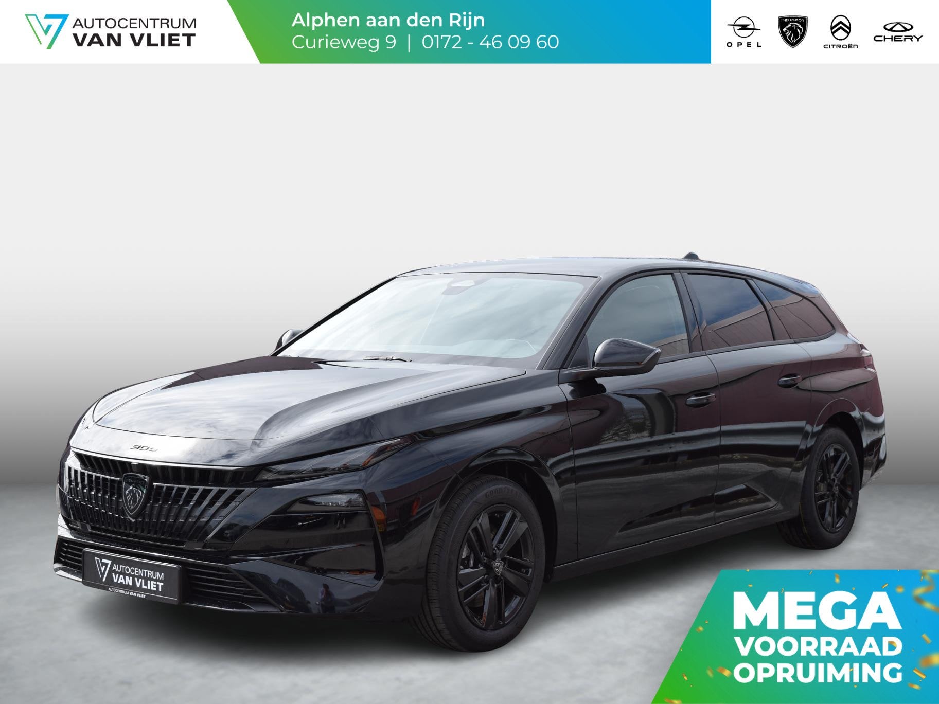 Peugeot 308 SW 1.2 Hybrid 145 e-DCS6 Business | 145 PK | TRE, Auto's, Stof, Euro 6, 1199 cc, Zwart
