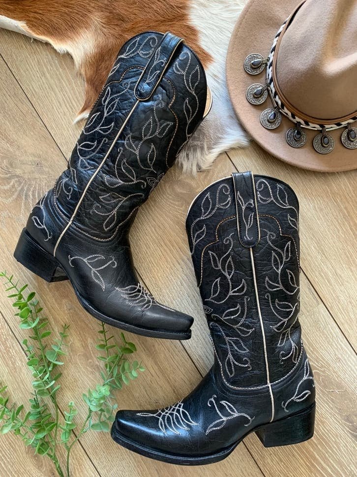 Old Gringo embroidery boots 39 40 western boots laarzen, Kleding | Dames, Hoge laarzen, -, Zwart, -