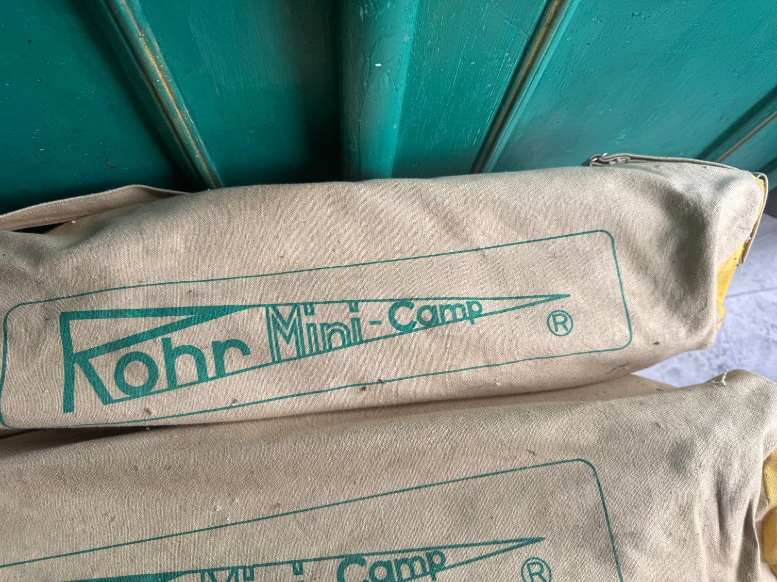Vintage Rohr Mini-Camp vouwstoelen – jaren 70/80 (set van 2), Ophalen of Verzenden, Gebruikt, Campingstoel