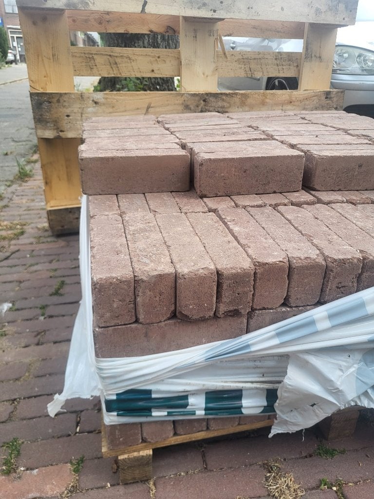 Restpartij Tambour Amber Waalformaat, Tuin en Terras, Ophalen, Klinkers, Nieuw, 10 m² of meer